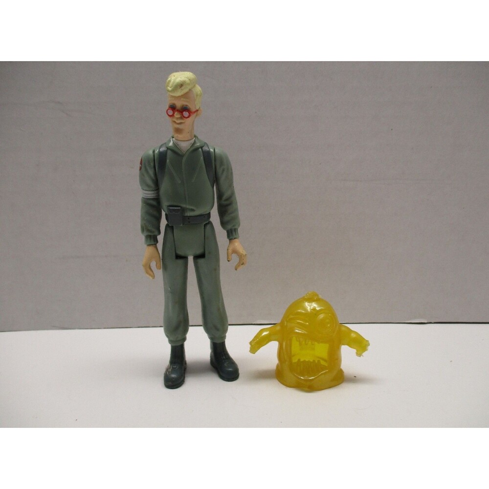 Vintage 1986 Kenner Real Ghostbusters Egon Spengler and Gulper Ghost Figures